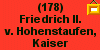(178) Friedrich II. von Hohenstaufen, Kaiser