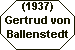(1937) Gertrud von Ballenstadt