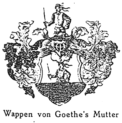 Wappen von Goethe's Mutter